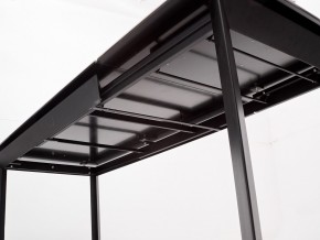 Стол CREMONA 140 MATTE STATUARIO Белый мрамор матовый, керамика/ черный каркас, ®DISAUR в Губкинском - gubkinskiy.mebel24.online | фото 7