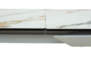 Стол CREMONA 160 KL-188 Контрастный мрамор / белый каркас, ®DISAUR в Губкинском - gubkinskiy.mebel24.online | фото 5