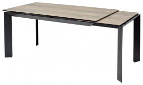 Стол CREMONA 180 KL-61 Под дерево, итальянская керамика / черный каркас, ®DISAUR в Губкинском - gubkinskiy.mebel24.online | фото 7