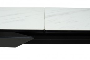 Стол CREMONA 180 KL-99 Белый мрамор матовый, итальянская керамика / черный каркас, ®DISAUR в Губкинском - gubkinskiy.mebel24.online | фото 12