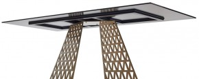 Стол ENNA 220 KL-188 Контрастный мрамор матовый, итальянская керамика/ каркас цвета шампань, ®DISAUR в Губкинском - gubkinskiy.mebel24.online | фото 12