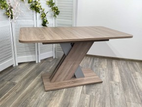 Стол EXEL 140 Дуб Трюфель/ Алюминий М-City в Губкинском - gubkinskiy.mebel24.online | фото 4