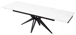 Стол FORIO 160 MATT WHITE MARBLE SOLID CERAMIC / BLACK, ®DISAUR в Губкинском - gubkinskiy.mebel24.online | фото 6