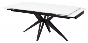 Стол FORIO 160 MATT WHITE MARBLE SOLID CERAMIC / BLACK, ®DISAUR в Губкинском - gubkinskiy.mebel24.online | фото 7
