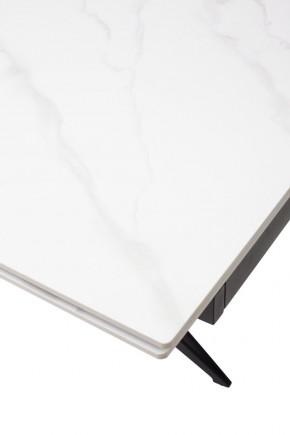 Стол FORIO 160 MATT WHITE MARBLE SOLID CERAMIC / BLACK, ®DISAUR в Губкинском - gubkinskiy.mebel24.online | фото 9
