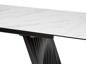 Стол IVAR 180 MARBLES KL-99 Белый мрамор, итальянская керамика/серый, ®DISAUR в Губкинском - gubkinskiy.mebel24.online | фото 8