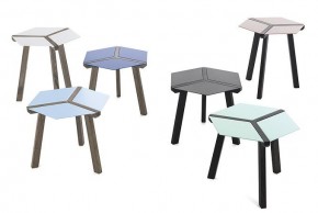Стол журн. ESA 07.35 M318 light  blu/ L002 oak spessart в Губкинском - gubkinskiy.mebel24.online | фото