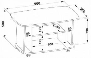 Стол журнальный СЖ-3 в Губкинском - gubkinskiy.mebel24.online | фото 3