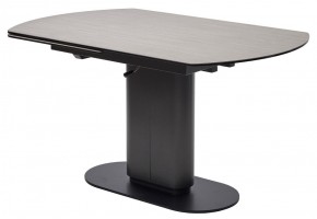 Стол KAI 140 TL-110 поворотная система раскладки, испанская керамика / Темно-серый / Черный, ®DISAUR в Губкинском - gubkinskiy.mebel24.online | фото 1
