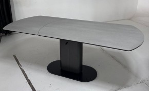 Стол KAI 140 TL-58 поворотная система раскладки, испанская керамика / Темно-серый / Черный, ®DISAUR в Губкинском - gubkinskiy.mebel24.online | фото 4