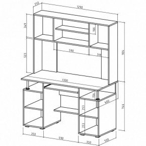 Стол компьютерный Амбер в Губкинском - gubkinskiy.mebel24.online | фото 3