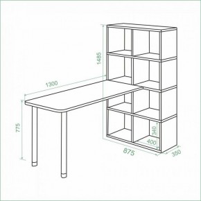 Стол компьютерный Bartolo в Губкинском - gubkinskiy.mebel24.online | фото 2