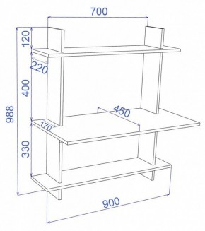 Стол компьютерный Cross СтТ3 в Губкинском - gubkinskiy.mebel24.online | фото 2