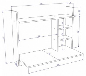 Стол компьютерный Cross СтТ4 в Губкинском - gubkinskiy.mebel24.online | фото 3