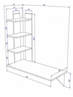 Стол компьютерный Домино Cross СтТ5 в Губкинском - gubkinskiy.mebel24.online | фото 2