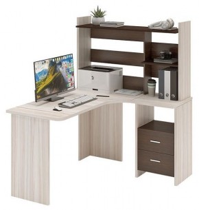 Стол компьютерный Домино Lite СКЛ-Угл130+НКЛ-120 в Губкинском - gubkinskiy.mebel24.online | фото 2