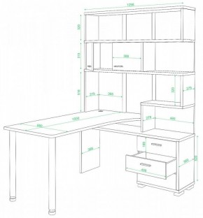 Стол компьютерный Домино нельсон СР-420/150 в Губкинском - gubkinskiy.mebel24.online | фото 2