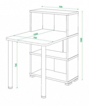 Стол компьютерный Домино СБ-10М3 в Губкинском - gubkinskiy.mebel24.online | фото 4