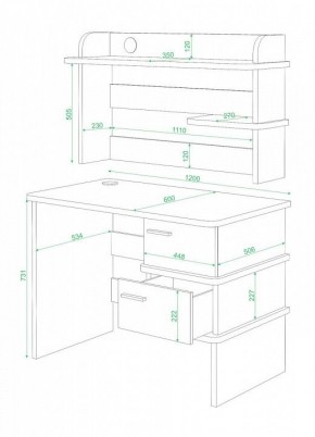 Стол компьютерный Домино СД-15 в Губкинском - gubkinskiy.mebel24.online | фото 2