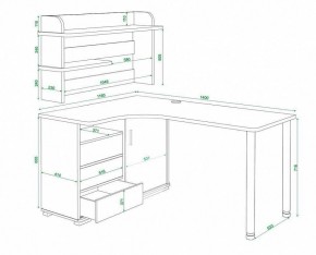 Стол компьютерный Домино СР-145М в Губкинском - gubkinskiy.mebel24.online | фото 5