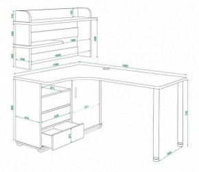 Стол компьютерный Домино СР-145М в Губкинском - gubkinskiy.mebel24.online | фото 5