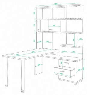 Стол компьютерный Домино СР-420/150 в Губкинском - gubkinskiy.mebel24.online | фото 2