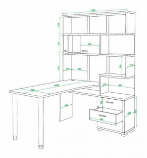 Стол компьютерный Домино СР-420150 в Губкинском - gubkinskiy.mebel24.online | фото 5