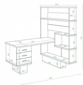 Стол компьютерный Домино СР-520 в Губкинском - gubkinskiy.mebel24.online | фото 2