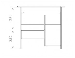 Стол компьютерный КСТ-10.1 в Губкинском - gubkinskiy.mebel24.online | фото 3