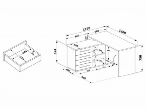Стол компьютерный КСТ-109Л в Губкинском - gubkinskiy.mebel24.online | фото 4