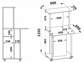 Стол компьютерный КСТ-12 в Губкинском - gubkinskiy.mebel24.online | фото 3
