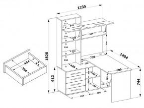 Стол компьютерный КСТ-14Л в Губкинском - gubkinskiy.mebel24.online | фото 4