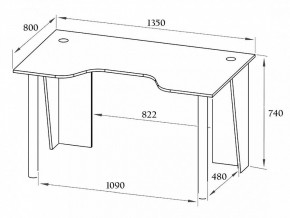 Стол компьютерный КСТ-18 в Губкинском - gubkinskiy.mebel24.online | фото 3