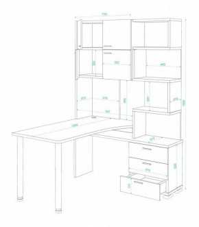 Стол компьютерный Латте СР-500М190 в Губкинском - gubkinskiy.mebel24.online | фото 3