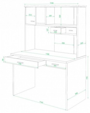 Стол компьютерный СК-60 в Губкинском - gubkinskiy.mebel24.online | фото 2
