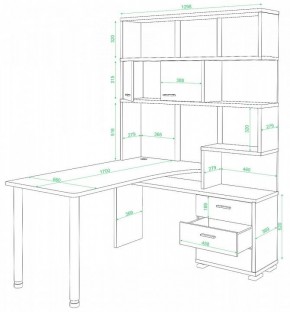 Стол компьютерный СР-420/170 в Губкинском - gubkinskiy.mebel24.online | фото 2