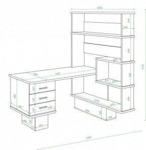 Стол компьютерный СР-520 в Губкинском - gubkinskiy.mebel24.online | фото 2