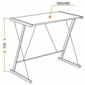 Стол компьютерный WD-09 в Губкинском - gubkinskiy.mebel24.online | фото 6