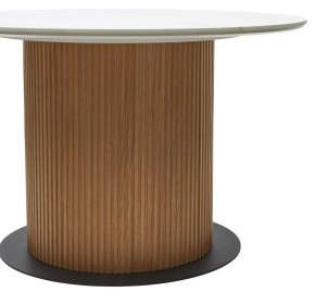Стол MESA D120 цвет БЕЛЫЙ МРАМОР M326 / Каркас OAK, ®DISAUR в Губкинском - gubkinskiy.mebel24.online | фото 6