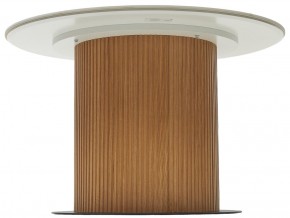 Стол MESA D120 цвет БЕЛЫЙ МРАМОР M326 / Каркас OAK, ®DISAUR в Губкинском - gubkinskiy.mebel24.online | фото 8