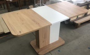 Стол NEXT 110 Дуб Артисан/ Белый М-City в Губкинском - gubkinskiy.mebel24.online | фото 3