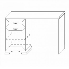 Стол письменный 1200 Сиена в Губкинском - gubkinskiy.mebel24.online | фото 4