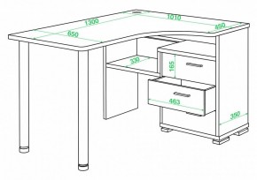 Стол письменный Домино СР-132С-130 в Губкинском - gubkinskiy.mebel24.online | фото 2