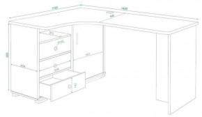 Стол письменный Домино СР-145С в Губкинском - gubkinskiy.mebel24.online | фото 2