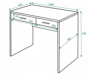 Стол письменный СП-22С в Губкинском - gubkinskiy.mebel24.online | фото 2