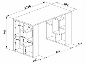 Стол письменный СПм-15 в Губкинском - gubkinskiy.mebel24.online | фото 3