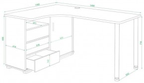 Стол письменный СР-145СМ в Губкинском - gubkinskiy.mebel24.online | фото 2