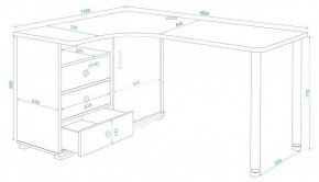 Стол письменный СР-165СМ в Губкинском - gubkinskiy.mebel24.online | фото 2