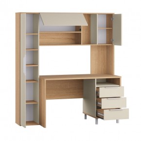 Стол рабочий 12.95 N Комфорт (Дуб сонома, Сатин 7045 PE) в Губкинском - gubkinskiy.mebel24.online | фото 2