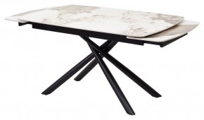Стол RIVOLI 140 GLOSS LUXURY PANDORA SOLID CERAMIC / BLACK, ®DISAUR в Губкинском - gubkinskiy.mebel24.online | фото 5